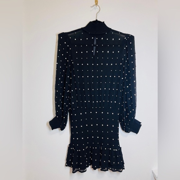 Retrofete Hedy Dress black with pearls - Picture 2 of 8